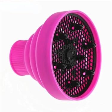 Imagem de Difusor Retrátil de Silicone para Cachos – Profissional, Flexível e Fácil de Usar(Rosa)
