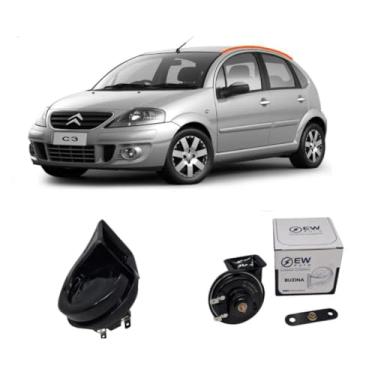 Imagem de BUZINA AUTOMOTIVA CARACOL PARA C3 2003> 2012