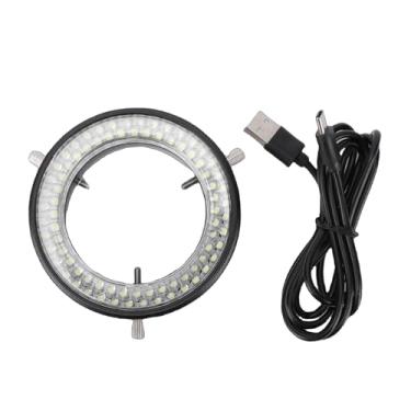 Imagem de Jiawu Anel de Luz LED para Microscópio, Fonte de Luz para Microscópio de 80 LED Com 40000LM, Iluminadores de Iluminação Ajustáveis ​​USB para Microscópios Estéreo de Laboratório