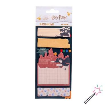 Imagem de Cartela Blocos Adesivos Harry Potter - LeoArte - Leonora