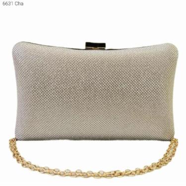 Imagem de Bolsa Social Clutch Brilho Festa / Noite / Casamento / Balada 6631 - H