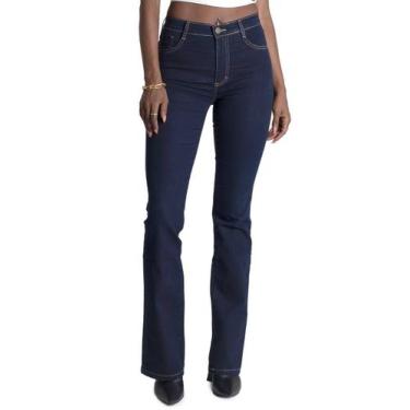 Imagem de Calça Jeans Sawary Boot Cut - 275530 - BLACK BLUE 48, Azul, 48