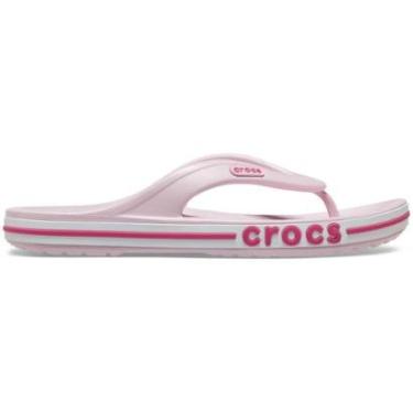 Imagem de Chinelo crocs bayaband flip ballerina pink/candy pink-Unissex