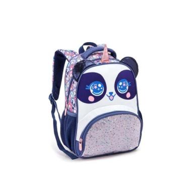 Imagem de Mochila Costas Creche Gatinha Panda Pré Escola Infantil - Seanite, Pre