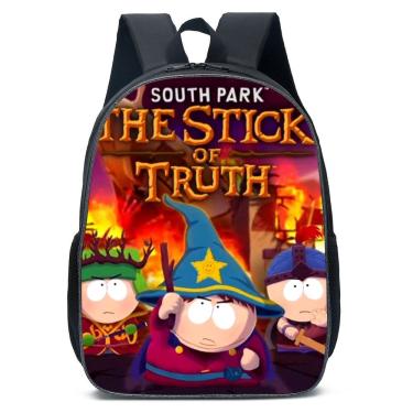 Imagem de Mochila escolar infantil South Park 30x15x40cm poliéster