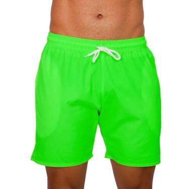 Imagem de Short Bermuda Resina Liso Lisa Masculino Tactel Básico-Masculino