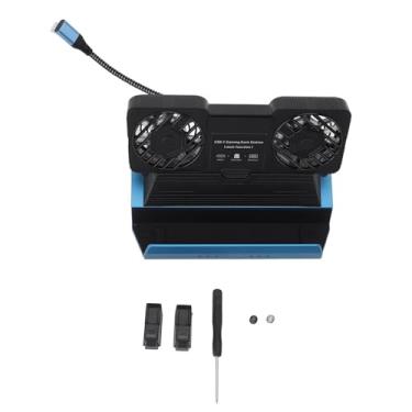 Imagem de ASHATA 4K @ 60 Hz para Steam Deck Dock, Estação de Acoplamento 10 Em 1 para ROG Ally X para Legion Go for Claw, Ventilador de Resfriamento Duplo Removível, Gigabit Ethernet, 4 Slots