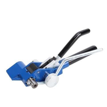 Imagem de Asixxsix Pinças de gravata de cabo de aço inoxidável, Ferramenta de gravata de cabo de aço carbono alto com fivelas de ratchet dianteiras e traseiras para Tubos Industriais, Transporte