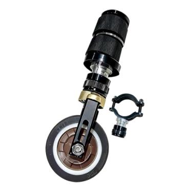 Imagem de oshhni Rodízio dobrável para canote de selim, acessório para transporte, leve, fácil de instalar, substitui rodízios dobráveis ​​para bicicleta, com Suporte de Armazenamento