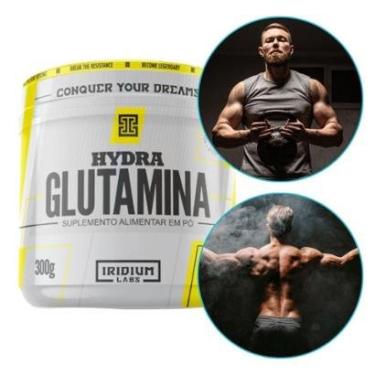 Imagem de Glutamina Hydra 100 Pura 300g Iridium Labs Original-Unissex