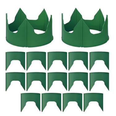 Imagem de Anéis para Plantas Exterior, 24 Peças de Bordadura Circular para Profunda e Reutilizável, Economizador Água Para Anéis Plantio Borda, para Hortas Estufas Tomate Pimenta Flores e Arbustos