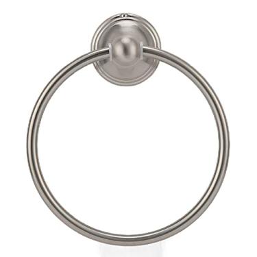 Imagem de Generic Anel de Toalha de Aço Inoxidável à Prova de Ferrugem Toalheiro Montado na Parede para Banheiro Cozinha Quarto para Crianças (Anel de toalha escovado 893)