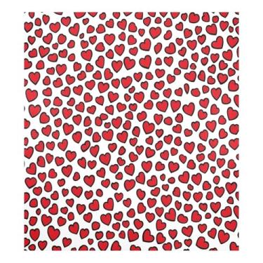 Imagem de Blueangle Coração Dia dos Namorados, capa magnética para lava-louças, decoração frontal da capa da máquina de lavar louça, adesivos de eletrodomésticos, adesivos de eletrodomésticos, 58 cm C x 66 cm