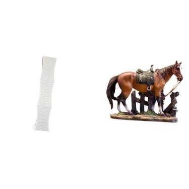 Imagem de Whtkoph Abajur para Sala de Estar com Estátua de Cavalo, Ornamento Artístico em Resina, Figura Decorativa para Casa E Escritório, Ideal para Amantes de...
