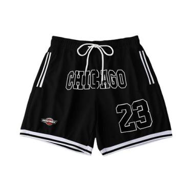 Imagem de Bermuda Masculina Casual De Secagem Rápida E Respirável, Tendência De 