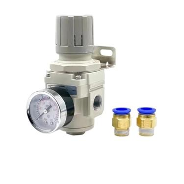 Imagem de 1 unidade de válvula regulador de pressão de ar AR2000-02 unidade de tratamento compressor de ar redução de pressão (PC6-02)