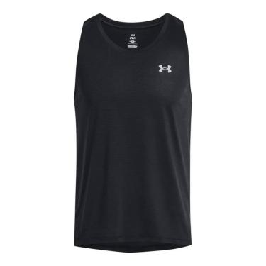 Imagem de REGATA UNDER ARMOUR LAUNCH SINGLET MASCULINO PRETO G-Masculino
