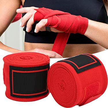 Imagem de aqxreight 1 par BN Elástico Cinto de Fixação de Boxe Sanda Muay Thai Bandagem de Pulso Esporte Equipamento de Proteção Design Preto Fácil de Transportar No Pulso Pode Ser Adequado para a Pele, Muito