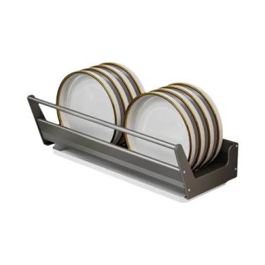 Imagem de Suporte De Parede Para Louças De Cozinha Organizador De Armazenamento 