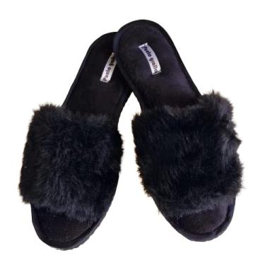 Imagem de Pantufa de Pelúcia (Preto, 37/38)
