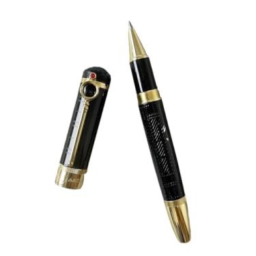 Imagem de MURVE Lupa Caneta-tinteiro com design redondo, caneta esferográfica, atualizada, qualidade, pequena quantidade, caneta para presentes (B6, caneta com caixa)