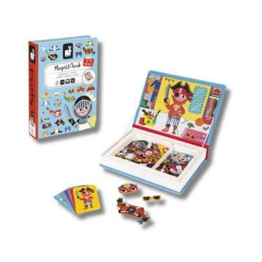 Imagem de Livro Magnetico Infantil Educativo Montessori Disfarces - Janod