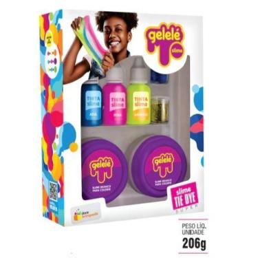 Imagem de Kit gelele slime faça você mesmo tie dye super - Gelelé