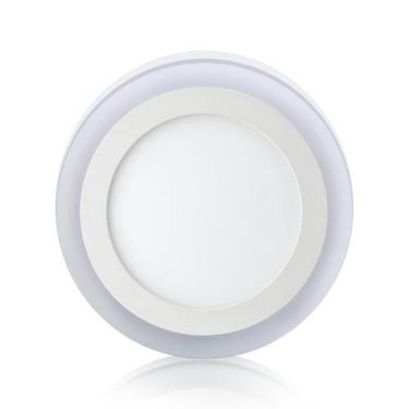 Imagem de Painel Led Elgin Redondo De Sobrepor 12+6W Dual Color 3 Em 1