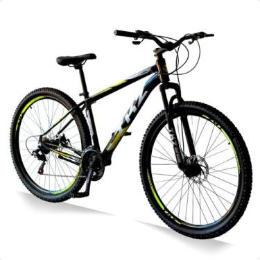 Imagem de Bicicleta Aro 29 Alumínio MTB 24 Vel com Suspensão - TKZ BIKES, Preto,