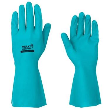 Imagem de Luva Nitrílica Slim Sem Forro Volk CA38975 Pacote Com 12 Pares, 8/M