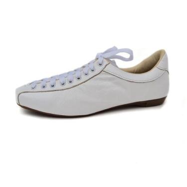 Imagem de Tênis em Couro Amo Calçados Branco, 38