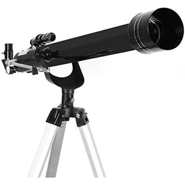 Imagem de pcagfaajmh Telescópio para crianças e iniciantes, um presente de aniversário básico para estudantes e iniciantes de telescópio astronômico