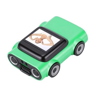 Imagem de Diydeg Câmera de Ação de Polegar, Câmera de Polegar 2K HD Portátil Retro Chaveiro Digital Foco Automático 130 Lente Grande Angular Gravador de Vídeo Corporal para (Verde Escuro)