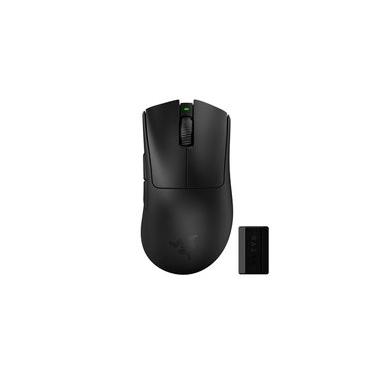 Imagem de Mouse Gamer Sem Fio Razer DeathAdder V3 Pro + Dongle HyperPolling, Preto - RZ01-04630300-R3WL
