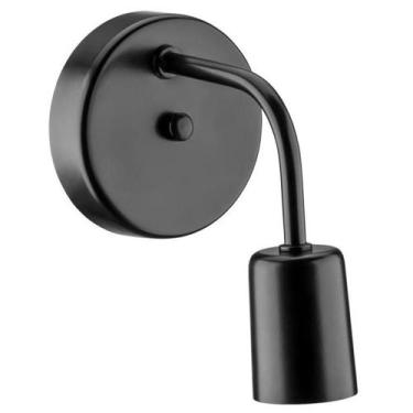 Imagem de Arandela De Parede Preta Dital Panamera, Alumínio