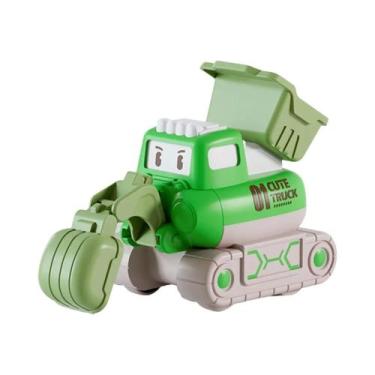 Imagem de Mini Escavadora Infantil Brinquedo Educativo Veículo De Construção Int