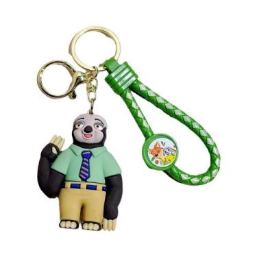 Imagem de Zootopia 2 Disney Boneco De PVC Fofo Chaveiro Pingente De Bolsa Charme
