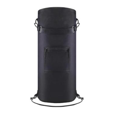 Imagem de Pegciuho Lixeira para Barco, Saco de Lixo Oxford, Recipiente de Resíduos Repelente à água, Lixeira Portátil, Dobrável para Banco de Areia, Caiaque, Camping E P, Sem Bolsas