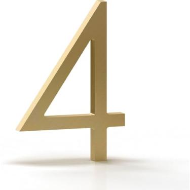 Imagem de Mega Handles Números de casa para o exterior - Números de casa montados na parede fáceis de instalar para exterior - Números de metal resistentes para endereço em casa, ferragens de montagem incluídas