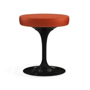 Imagem de Banqueta Tulipa Saarinen Preto - Personal Decor Design, Laranja
