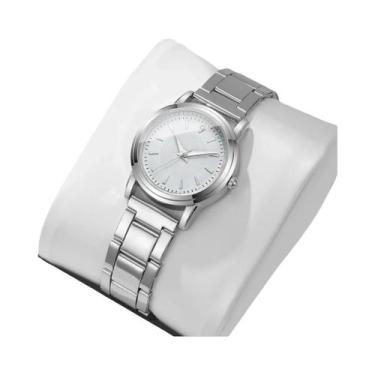 Imagem de Relógio De Pulso Feminino Casual De Moda Com Pulseira De Liga E Mostra