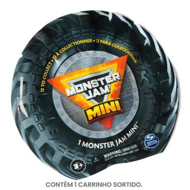 Imagem de 1 Mini Carrinho Surpresa - Monster Jam Mini - Sunny Brinquedos