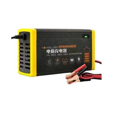 Imagem de Carregador De Bateria Automotivo 12V 10A Com Display Digital, Acessóri