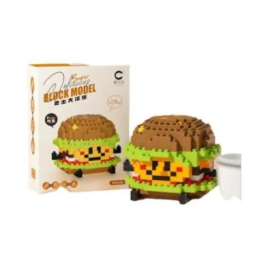 Imagem de Blocos De Montar Mini Brinquedo De Quebra-Cabeça De Alimentos: Abacate