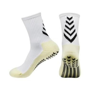 Imagem de Meias Esportivas Unissex Macias E Respiráveis Antiderrapantes Para Fut