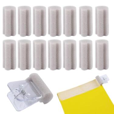 Imagem de Esponja de raquete de tênis de mesa | Braçadeira segura de substituição absorvente de limpeza profunda, esponja de cola de raquete de tênis de mesa - para adultos entusiastas iniciantes amadoras