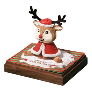 Imagem de Calendário 3D 2026, planejador diário com tema natalino 2026, para mulheres, homens, professores, escola, treino