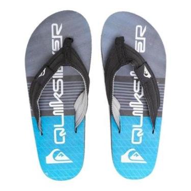 Imagem de Chinelo Quiksilver Layback Stripe Azul-Masculino