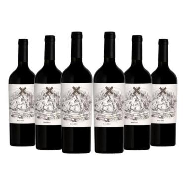 Imagem de Kit 6 Vinhos Tinto Argentino Cordero Con Piel de Lobo Malbec 750ml