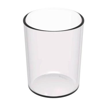 Imagem de Copo Crippa 400ml Transparente Plástico Suco Água Escolar Restaurante